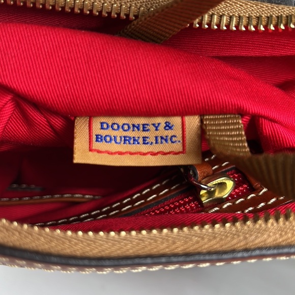 Dooney & Bourke Brown Leather Crossbody Shoulder Bag - Picture 15 of 15